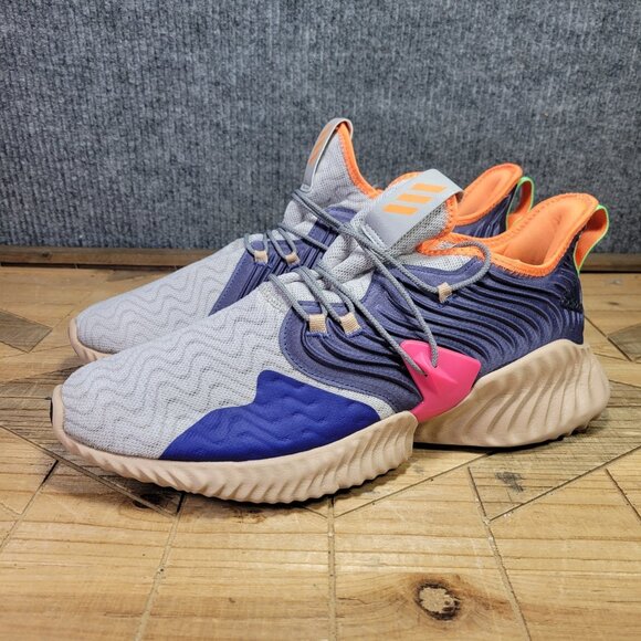 Men adidas Alphabounce Instinct Mens 12 Clima Trace Blue Sneaker Running Shoes - Picture 2 of 12